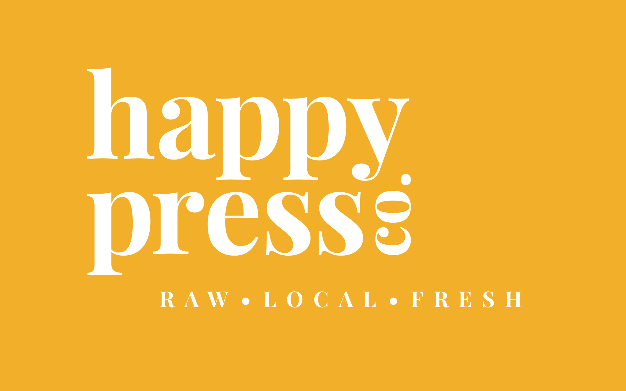 Happy Press Co. business card concept one